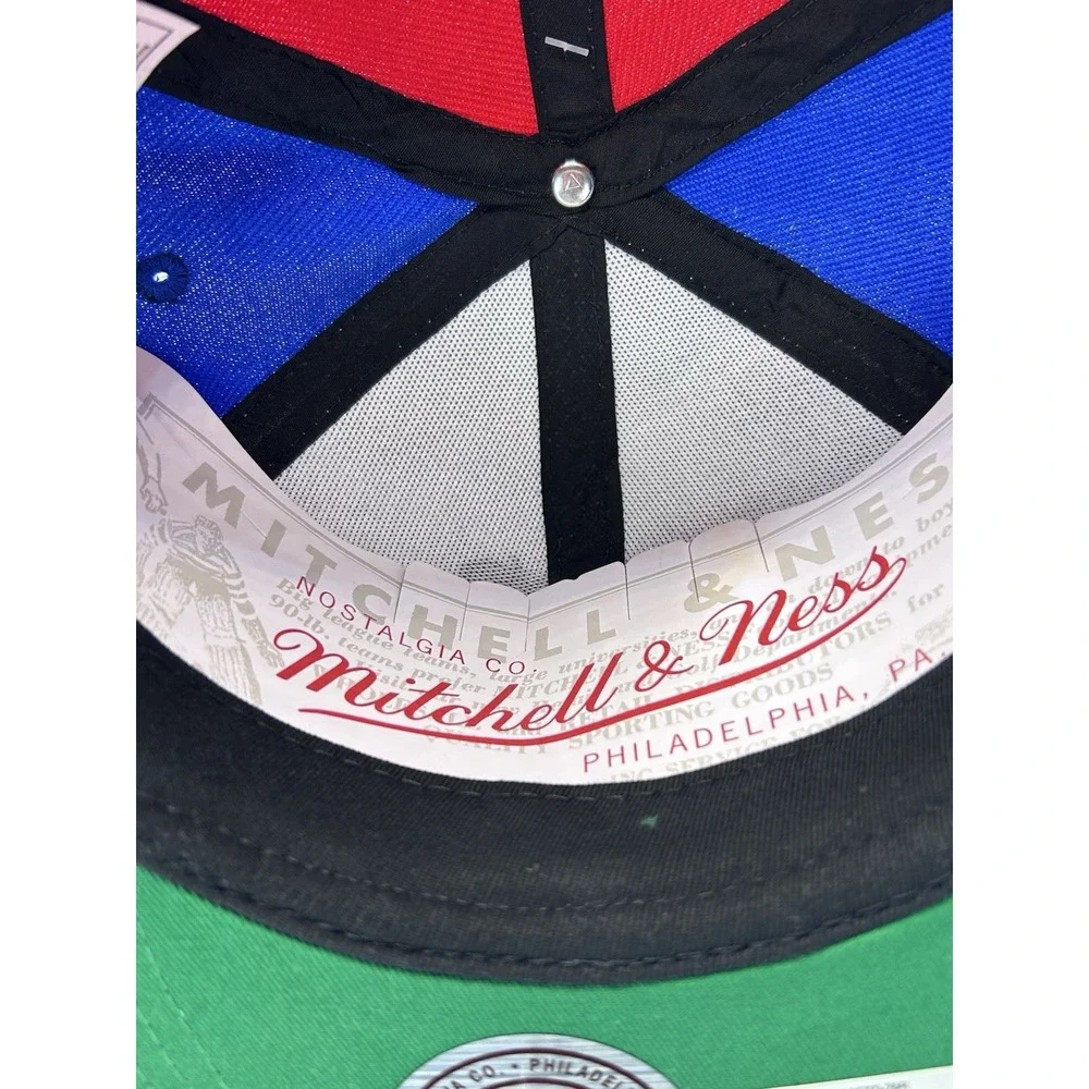 Mitchell & Ness Royal Mascot Basketball Dog Philadelphia 76ers SnapBack Hat